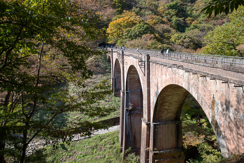 Japan-Takasaki-Hiking-Yokokawa - Here is the famous bridge again, new angle.