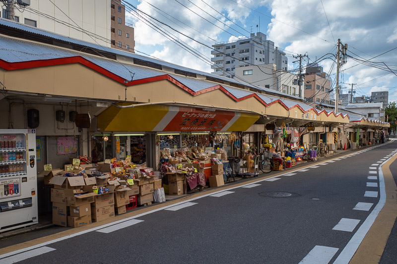 Japan-Takasaki-Niigata-Shinkansen - I found the local market. Not a lot happening. One place is selling used bits of barbie dolls. Mainly pieces, not whole dolls.