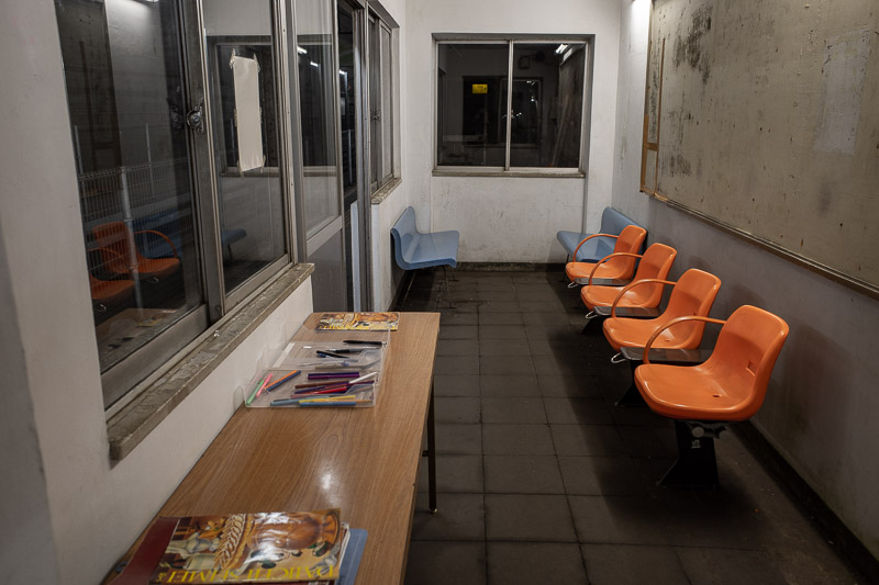 Japan-Hiking-Mount Tanigawa-Doai Station - The waiting room is filled with hungry / angry ghosts.