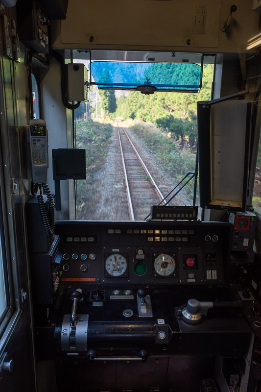 Japan for the 9th time - Oct and Nov 2019 - At one stage I was called upon to drive the train.