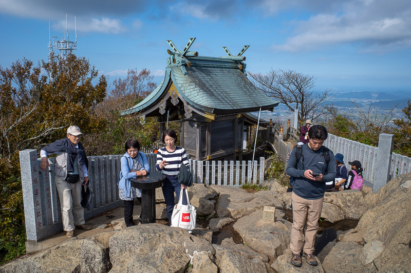 Japan for the 9th time - Oct and Nov 2019 - Here is the mini shrine on the top of the female mountain that is a girls only toilet, make up shop and place to gossip about how your other female wo