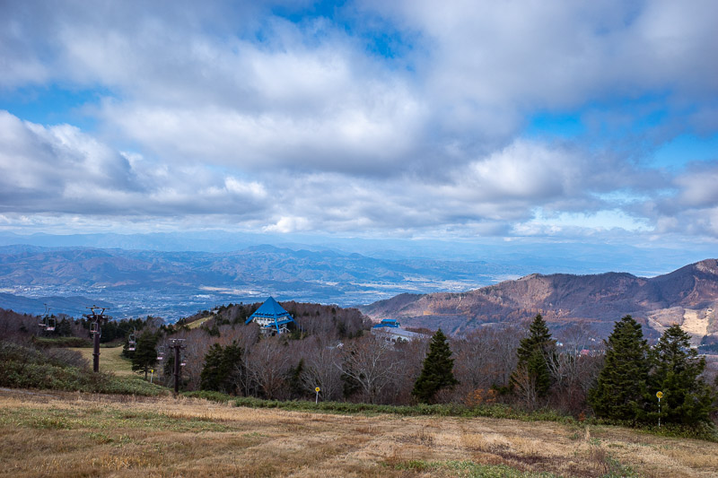 Japan for the 9th time - Oct and Nov 2019 - There is a whole network of connected ski trails. Lots of ropeways but these were not operating yet. There was no one else at all on the side of the m