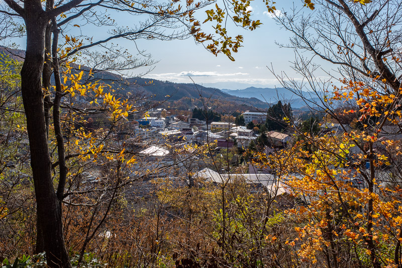Japan-Yamagata-Hiking-Mount Zao - Here is a view of the Onsen area. Best I could do with limited time.