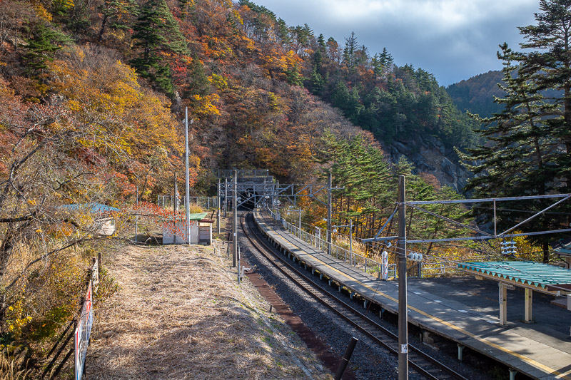 Japan-Hiking-Omoshiroyama-Yamadera - The light and leaves were not as good as the last time I visited on the 5th of November 2016. Last time was all day blazing sunshine and a week earlie