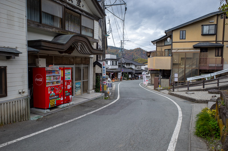 Japan for the 9th time - Oct and Nov 2019 - The little town of Yamadera is all for tourists. Lots of little restaurants, even a flash looking gelati cafe, which had a line of people.