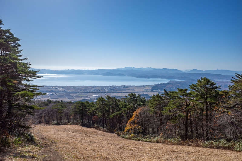 Japan-Hiking-Mount Bandai - You will see a lot of Lake Inawashiro today. It is the fourth largest in Japan.