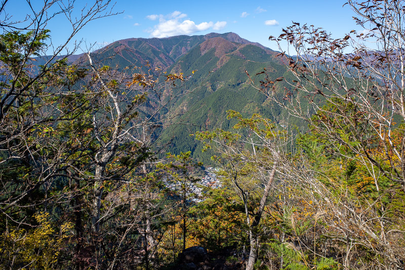 Japan-Hiking-Okutama-Mount Gozenyama - A nice view across the valley. I have climbed that mountain last year! Mount Kawanori I think, that was a great hike.