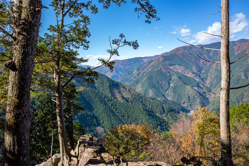 Japan for the 9th time - Oct and Nov 2019 - Another view further up the valley towards higher mountains. Hard to access some of them.