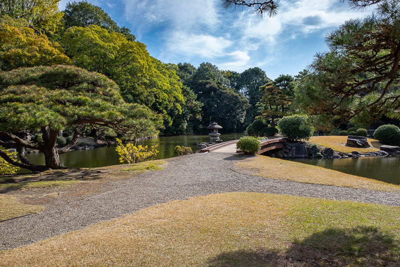 Japan for the 9th time - Oct and Nov 2019 - I thought I might find some turtles in these ponds. I did not. Also many parts of the garden are still closed due to the recent Typhoon. They are worr