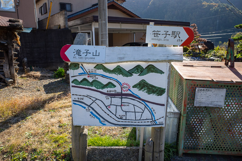 Japan for the 9th time - Oct and Nov 2019 - The local government in this area loves signs for mountain climbers. I remembered that from last time also.