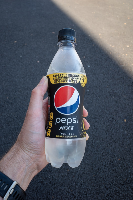 Japan for the 9th time - Oct and Nov 2019 - Clear Pepsi Max (NEX). Great stuff. Lacking in potassium though.