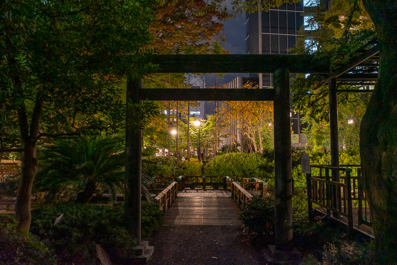 Japan for the 9th time - Oct and Nov 2019 - I believe this is called the Togo shrine. Somewhere along the road between Yoyogi and Harajuku. Hand held 1/10 of a second.