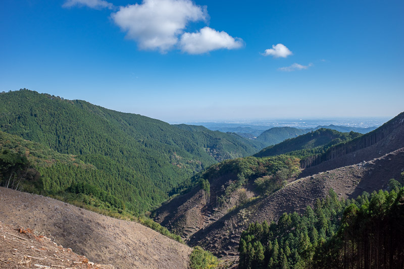 Japan for the 9th time - Oct and Nov 2019 - Some areas had active logging operations, creating a view! Without the logging there would have been a lot less views to appreciate. Japan logs for my