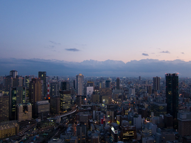 Japan-Osaka-Omurice-Umeda Sky - More view.