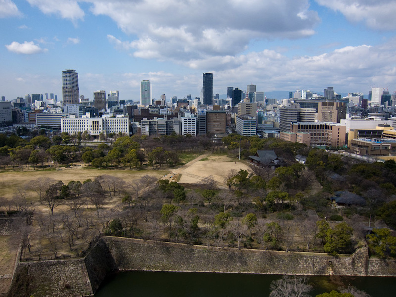 Japan-Osaka-Castle - Time for some more view photos.