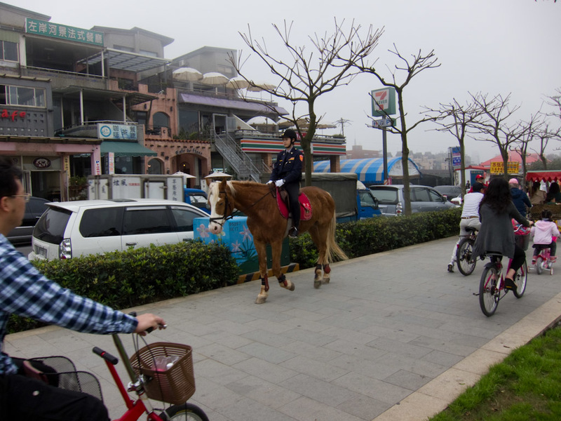 Taiwan-Ferry-Danshui-Tamsui-Bali - Wait, theres also horses.