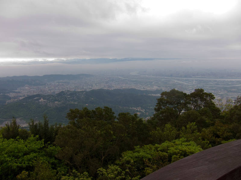 Japan and Taiwan March 2012 - Another photo from the summit. I had walked all the way from the train station at the very bottom which I think is on the right edge of this photo.