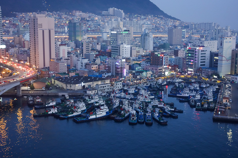 Korea again - Incheon - Daegu - Busan - Gwangju - Seoul - 2015 - A pile of tug boats? I think they are tug boats.