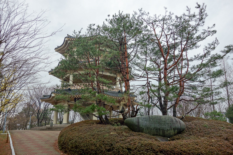 Korea again - Incheon - Daegu - Busan - Gwangju - Seoul - 2015 - Pagoda, obviously I had to go to the top.