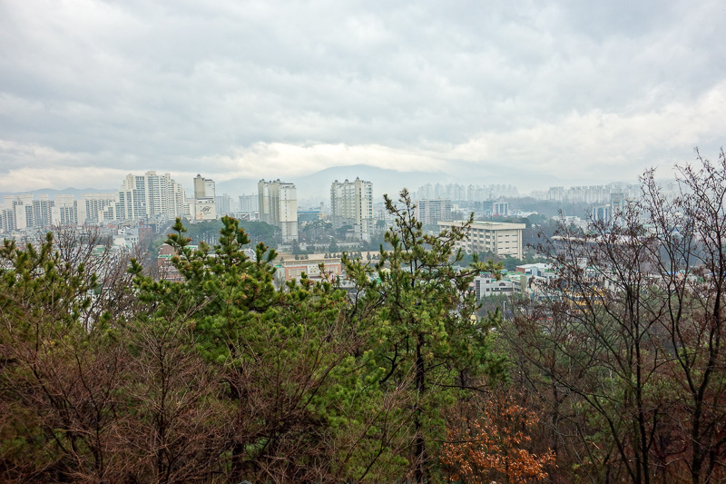 Korea-Gwangju-Rain-Uprising - I am assuming my mountain is somewhere going up through the clouds on the horizon of this photo.
