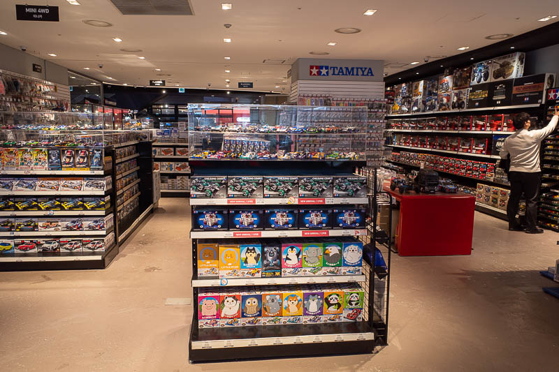 Korea-Seoul-Yongsan - I found an entire level of nerd stores. Everything you could dream of... Tamiya pictured here, Gundam, Lego, Marvel (pictured below), Nintendo and var