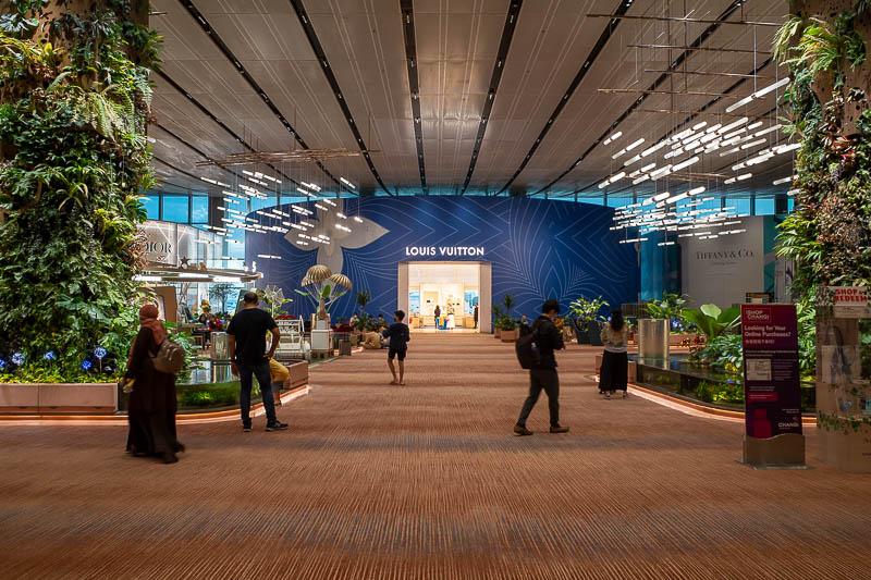 Korea-Singapore-Airport - This time instead of a photo of a long corridor and discussion of how much carpet there is, here is a recently refreshed area (I think?), I do not rec