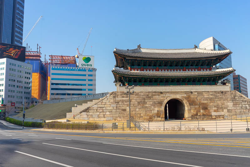 Korea-Daejeon-Train - I found another corner of the Seoul city wall on my morning contemplational march through the city. I hereby declare contemplational to be a word.
