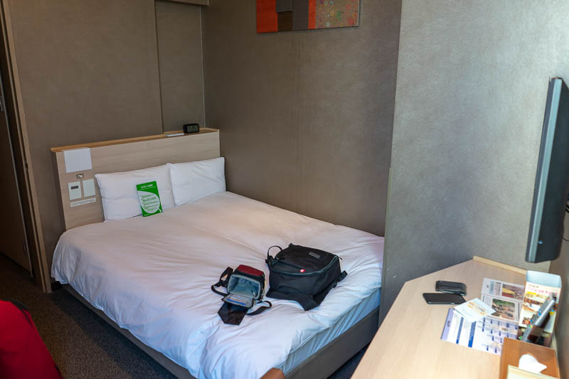 Korea-Daejeon-Seoul-Train - Here is the bedroom area. It is quite roomy, not that this shot shows it well. There is a little couch running along the left wall not seen here. Well
