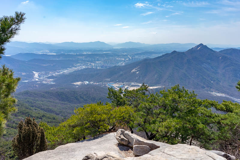 Korea-Hiking-Suraksan - Mountains in every direction, tomorrow perhaps?