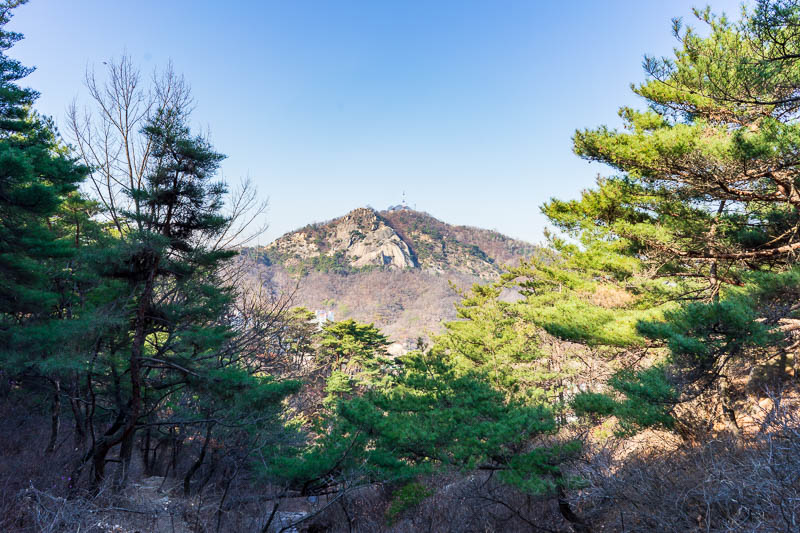 Korea-Seoul-Hiking-Inwangsan - Of course, because I am in Seoul, theres another mountain in every single direction, leaving me to question if I had chosen the best one, or was the n
