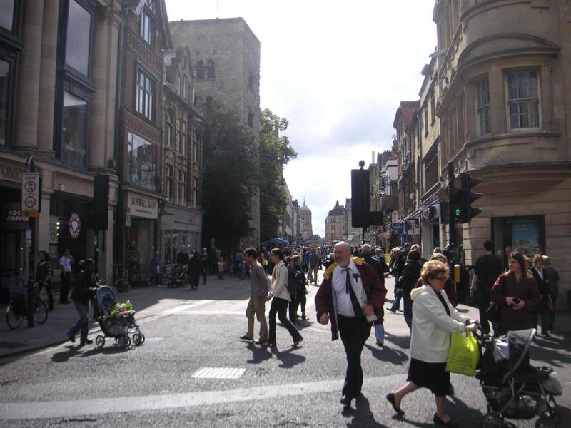 London - September 2009 - The high street.