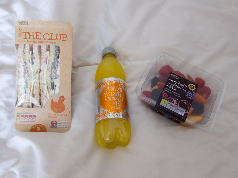 London 3 - June/July 2010 - Here is my exceptionally boring lunch from M&S, I do like the fruit salads in England though.