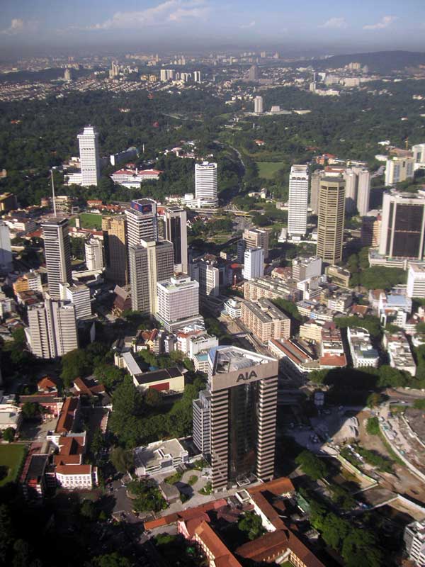 Malaysia-Kuala Lumpur-Menara Tower - Nicer looking view.