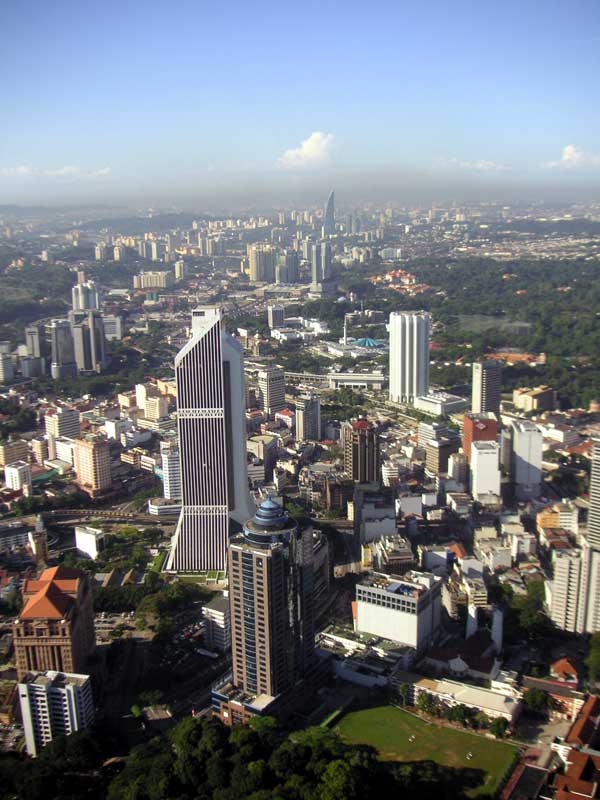 Malaysia-Kuala Lumpur-Menara Tower - The main part of the city.