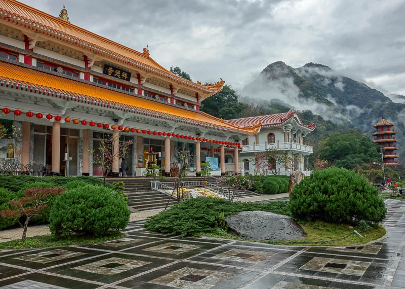 Taiwan-Hualien-Taroko Gorge - And of course, the temple. Which is new. I suspect the old one was destroyed in the earthquake.