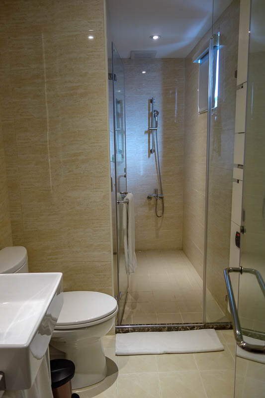 A full lap of Taiwan in March 2017 - The unusual thing about this hotel is the enormous shower. Probably not depicted too well in the photo, but you can fit at least 9 people in the showe