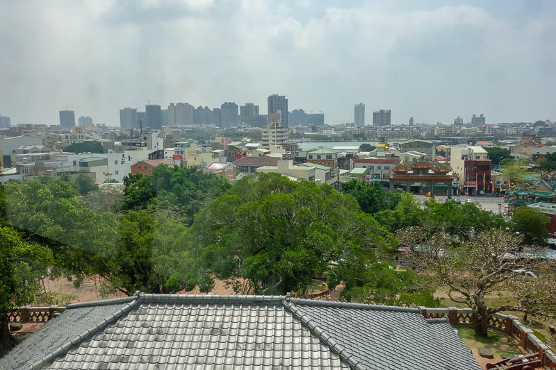 A full lap of Taiwan in March 2017 - You can climb up the fort tower and enjoy the view. Annoyingly its completely sealed in perspex sheets to ruin photographs and make it hot as hell.