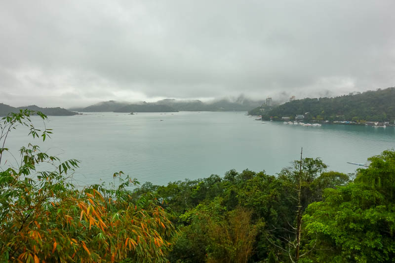 Taiwan-Sun Moon Lake-Rain - I think from here I can glance the finishing line, still about 5km away.